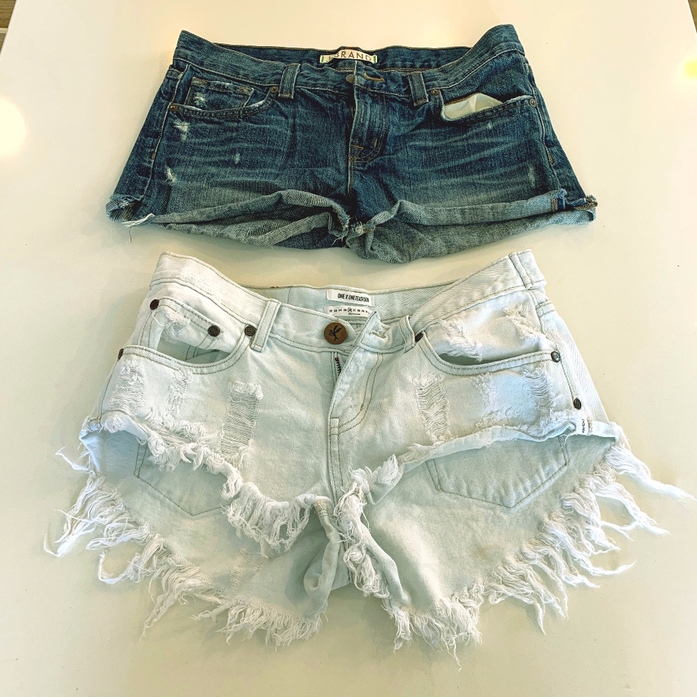 Jean Shorts - super short